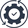 Gear icon (continuous monitoring)