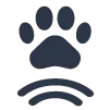 Identified paw icon