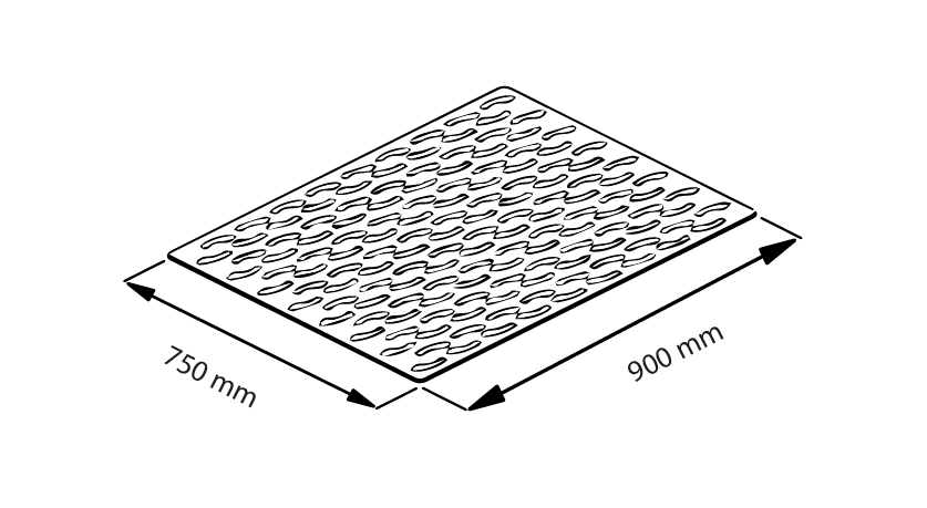 Labeled diagram of the BioPetMat